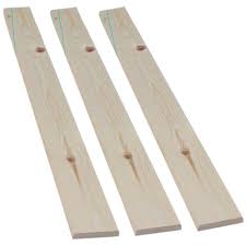 solid pine wooden flat bed slats