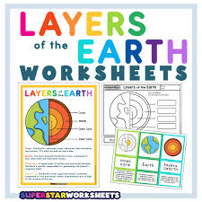 layers of the earth worksheets