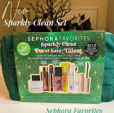 holiday sparkly clean beauty kit