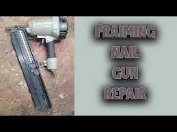 how to repair a leaking air nail gun