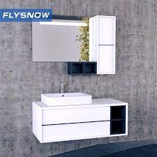 The structure leaves plenty of counter space on each side of the sink, while deep drawers provide storage space for bathroom essentials. Modern Single Sink Bathroom Vanity Pvc European Design Bathroom Cabinet Buy Sink Bathroom Modern Bathroom Single Sink Vanity Italian Design Modern Bathroom Cabinet Product On Alibaba Com
