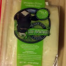 light havarti cheese and nutrition facts