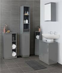 Grey Gloss Bathroom Furniture Range