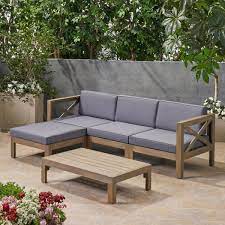 acacia wood outdoor sectional off 52