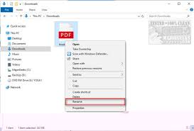 file and folder names in windows 10