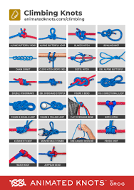 Climbing Knots By Grog Learn How To Tie Climbing Knots