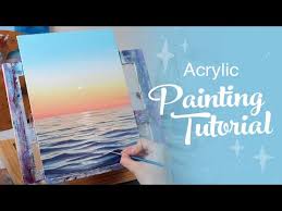 Sailboat sunset step by step acrylic painting (colorbyfeliks). How To Paint Sunset Ocean 02 2021