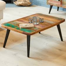 Reclaimed Wood Coffee Table Coastal