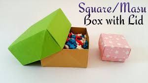 easy origami gift box with lid origami diy square origami box gathering beauty origami