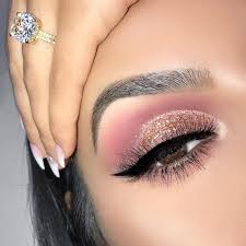 pink glitter eyeshadow stylegps