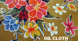 oilcloth chalk cloth or vinyl coated