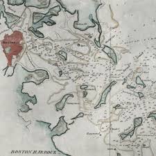 Boston Harbor Massachusetts 1833 Blunt Small