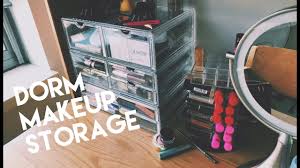 college dorm makeup storage you