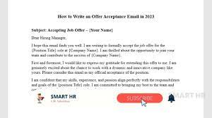 job offer acceptance