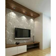 Wall Mounted Living Room Wooden Tv Unit