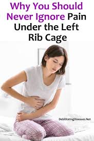 Pain in your right upper stomach under your ribs occurs with a variety of conditions of differing severity. Squeezing Pain Under Left Rib Cage Debilitating Diseases