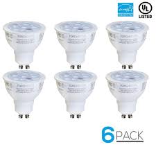 6 Pack 7 5w Mr16 Gu10 Led Light Bulbs Dimmable Recessed Light Bulbs Led Track Lighting 2700k Soft White Walmart Com Walmart Com