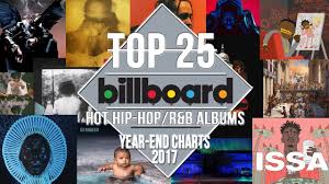 Top 25 Best Billboard Hip Hop R B Albums Of 2017 Year End Charts