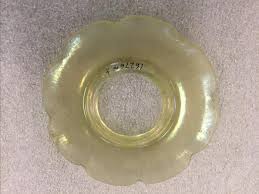 bobeches yellow vaseline glass 2