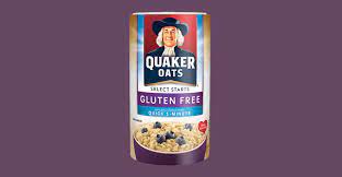 are quaker oats gluten free no gluten