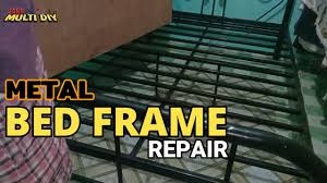 metal bed frame repair you