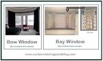 Difference between bay and bow window