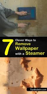 remove wallpaper with a steamer
