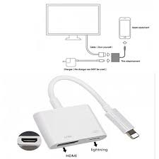 Lighting To Hdmi Digital Av Adapter Cable For Iphone To Hd Tv The Bananas Store