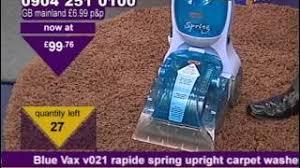 vax v021 rapide spring upright carpet