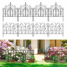 5 Pack Outdoor Decorative Metal Fence