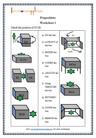 Prepositions are short words (on, in, to) that usually stand in front of nouns (sometimes also in front of gerund verbs). Grade 1 Grammar Prepositions Printable Worksheets Lets Share Knowledge