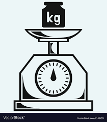 weight scale and kilogram royalty free