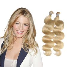 Zala tape hair extensions made from 100% human remy hair. 6 30 Inch 613 Bleach Blonde Stick I Tip Body Wave Real Human Hair Extensions 100s