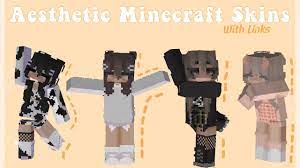 aesthetic minecraft hd skins with links