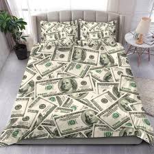 Money Duvet Cover And Pillow Covers