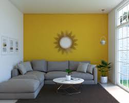 decorate a room with yellow walls