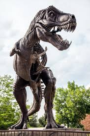 Outdoor Bronze Dinosaur Yard Statue