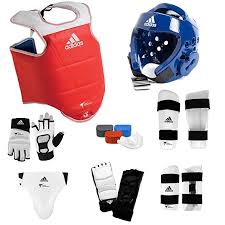 Adidas Supreme Tkd Sparring Gear Set W Shin And Groin