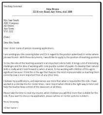 Teacher Assistant Cover Letter Dew Drops