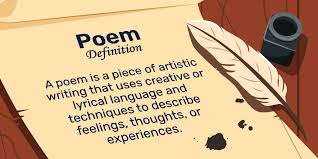 types of poems 33 poetry forms