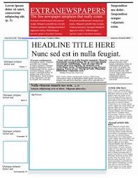 Either printed or digital, your newspaper can have great content and beautiful layout designs. 25 Free Google Docs Newspaper And Newsletter Template For Classroom And School Edutechspot