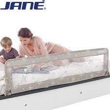 Втора употреба детско легло подходящо от новородено до 7/8 годишно дете и повече с размер от 70 см на 140 см. Jane Pregrada Za Leglo 150sm Bronze 050223 T52