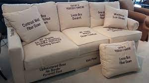 right sofa cushion material