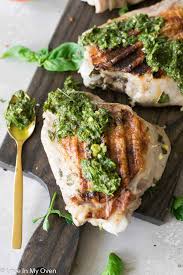 grilled turkey thighs with chimichurri