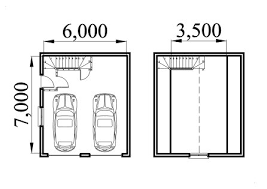 Garage Plan With Storage Loft 6070bl
