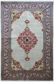 open tabriz handmade silk area rug