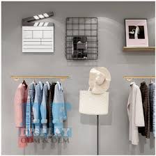 Industrial Pipe Clothes Racks Wall