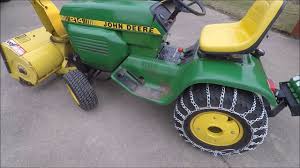 john deere 214 with 37a snowthrower