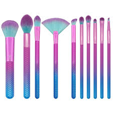 10pc makeup brush set
