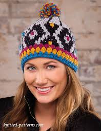 Fair Isle Crochet Hat Pattern